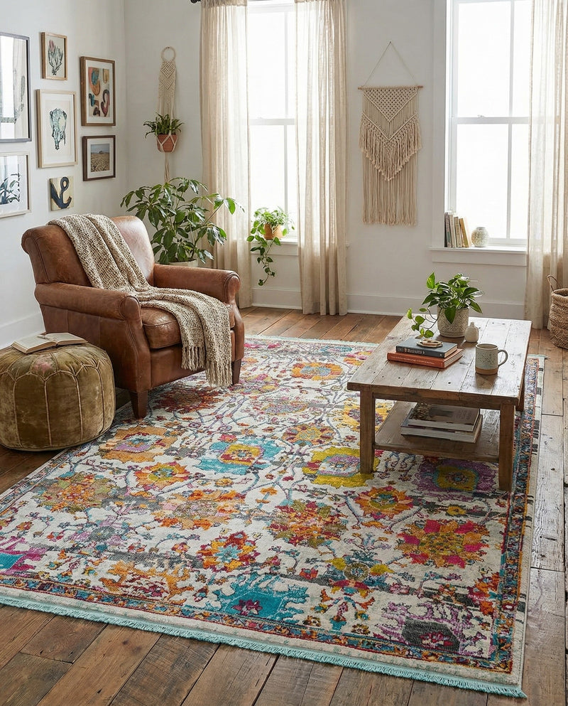 Arcadia Rugs Collection Area Rug -  Elysium Rectangle Multi  lifestyle 14