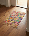 Tulum Trellis Collection Area Rug - Casablanca Rectangle Multi  lifestyle 13