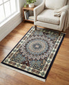 Persian Elegance Collection Area Rug -  Hamedan (Navy Blue) Rectangle Navy Blue  lifestyle 18