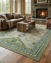 Sedona Vista Collection Area Rug -  Nolina Rectangle Green  lifestyle 42