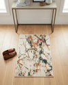 Jewel Oasis Collection Area Rug -  Opaline Rectangle White Navy  lifestyle 17