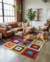Marrakesh Elegance Collection Area Rug -  Ourika Rectangle Multi  lifestyle 9