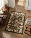 Tabriz Tapestry Collection Area Rug - Sahand (Green) Rectangle Green  lifestyle 17