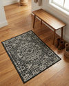 Patio Heritage Collection Area Rug - Savannah (Charcoal Gray) Rectangle Charcoal Gray  lifestyle 26