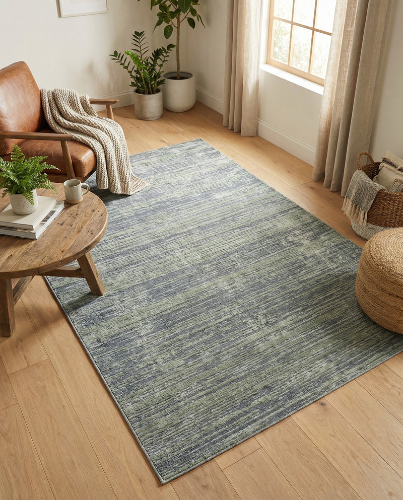 Sahara Essence Collection Area Rug - Oasis (Green) Rectangle Green  lifestyle 15