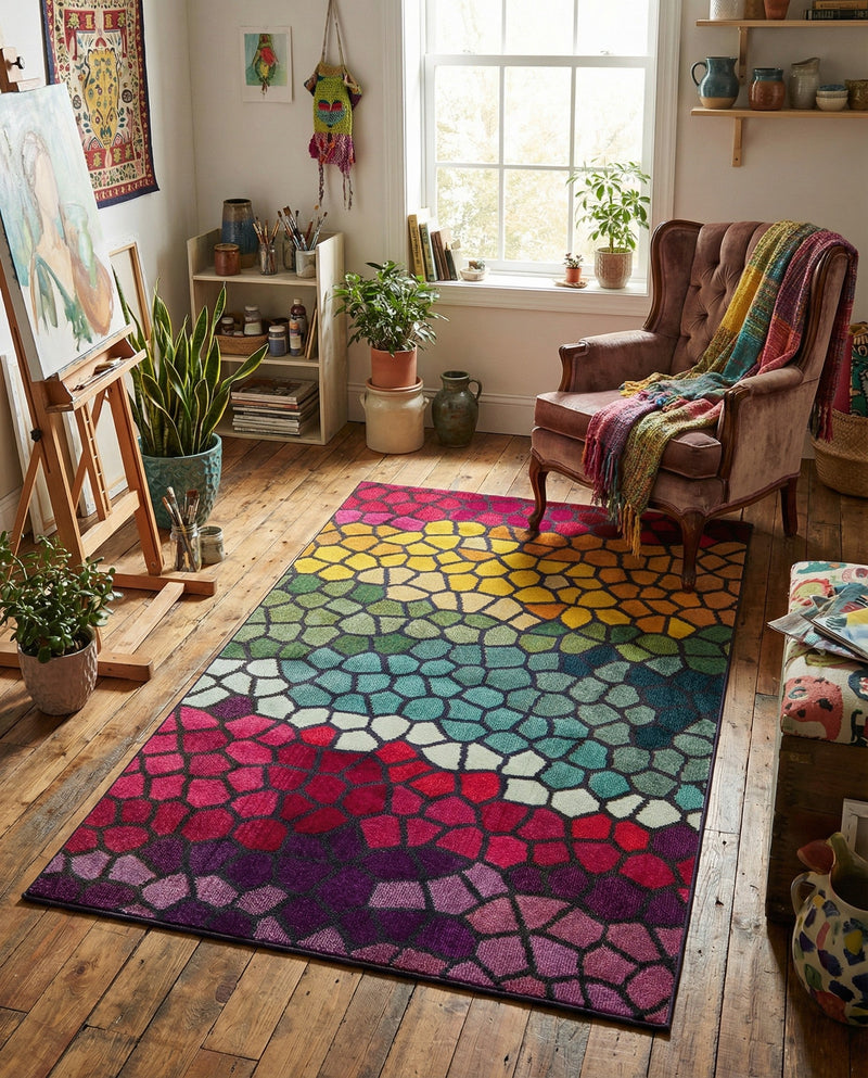 Marrakesh Elegance Collection Area Rug -  Melilla Rectangle Multi  lifestyle 6