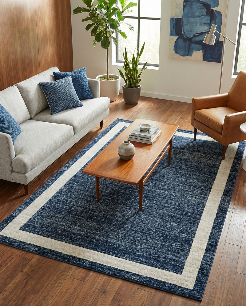 Studio Haven Collection Area Rug -  Alcove (Navy Blue) Rectangle Navy Blue  lifestyle 17