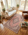 Savannah Threads Collection Area Rug -  Chihuahuan Rectangle Red  lifestyle 8