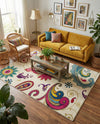 Marrakesh Elegance Collection Area Rug -  Beni Rectangle Cream  lifestyle 12