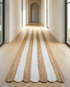 Serenity Braided Jute Collection Area Rug - Luna Runner Natural and Ivory  lifestyle 54