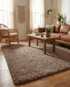Eternal Plush Oasis Collection Area Rug -  Tranquility (Khaki) Rectangle Khaki  lifestyle 26