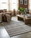 Jewel Oasis Collection Area Rug - Sapphire (Gray) Rectangle Gray  lifestyle 15
