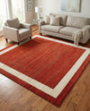 Studio Haven Collection Area Rug -  Alcove (Terracotta) Square Terracotta  lifestyle 27