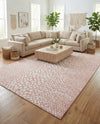 Aegean Elegance Washables Collection Area Rug -  Mykonos Rectangle Rose Pink  lifestyle 79