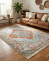 Arcadia Rugs Collection Area Rug -  Xanadu Rectangle Salmon  lifestyle 17