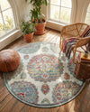 Arcadia Rugs Collection Area Rug -  Atlantis (Cream) Round Cream  lifestyle 63