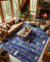 Coastal Haven Collection Area Rug -  Surfside Rectangle Blue  lifestyle 44