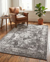 Riviera Elegance Collection Area Rug -  Menton (Gray) Rectangle Gray  lifestyle 35
