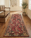Neptune Elegance Collection Area Rug -  Galatea (Burgundy) Runner Burgundy  lifestyle 34