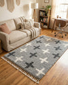 Cozy Cove Shag Collection Area Rug -  Driftwood Rectangle Light Gray  lifestyle 31