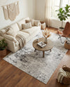 Dresden Elegance Collection Area Rug -  Pirna Rectangle Gray  lifestyle 11