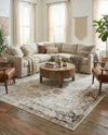 Riviera Elegance Collection Area Rug - Antibes (Beige) Rectangle Beige  lifestyle 11