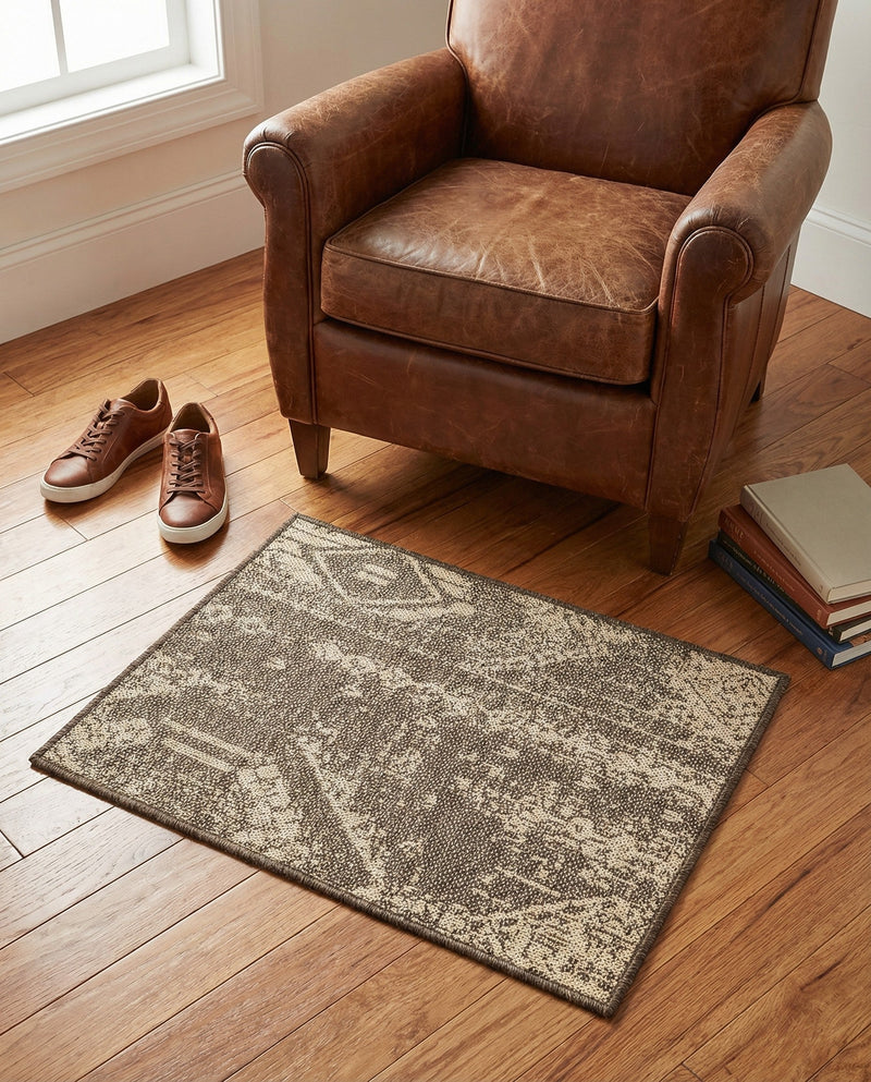 Sahara Sands Collection Area Rug -  Berenice Rectangle Natural and Brown  lifestyle 12