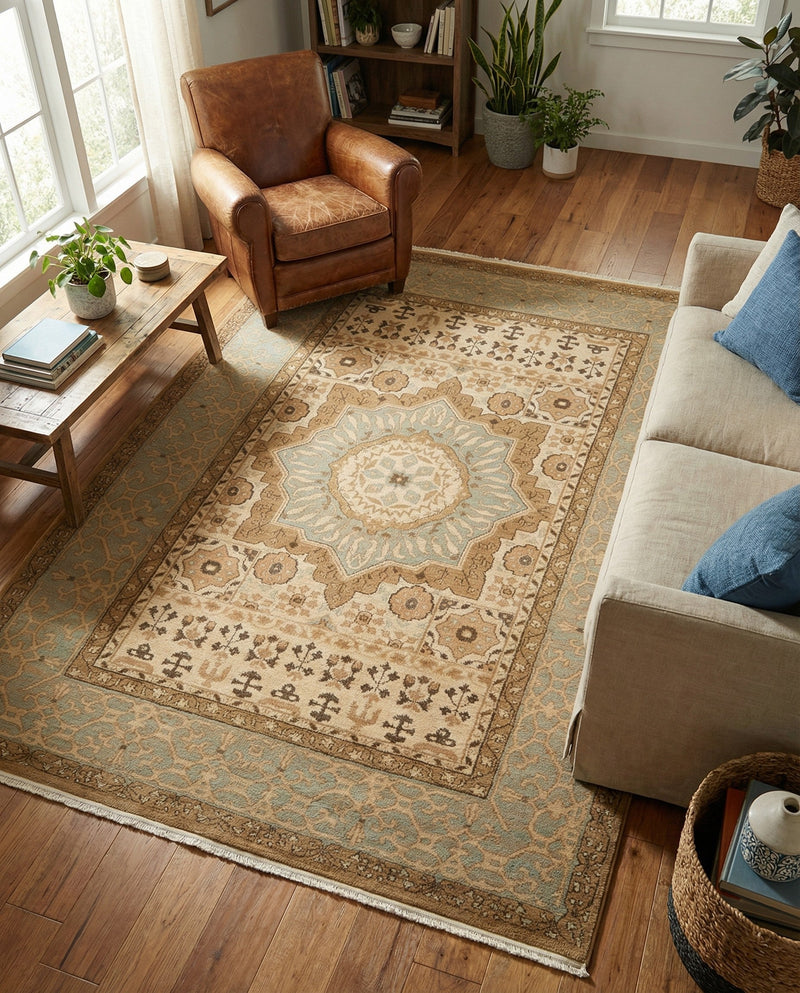Ottoman Elegance Collection Area Rug -  Cappadocia Rectangle Cream  lifestyle 43