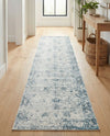 Riviera Elegance Collection Area Rug - Antibes (Light Blue) Runner Light Blue  lifestyle 91