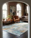 Arcadia Rugs Collection Area Rug -  Nirvana Rectangle Cream Blue  lifestyle 19