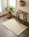 Marina Collection Area Rug - Marina Rectangle Ivory and White  lifestyle 53