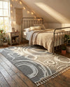 Sahara Chic Collection Area Rug -  Nubia Rectangle Gray  lifestyle 31
