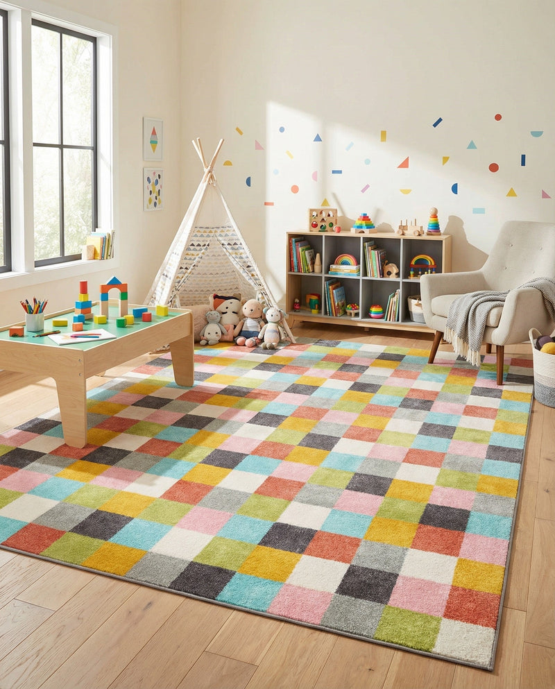 Wonder Tykes Collection Area Rug -  Mythic Rectangle Multi  lifestyle 12
