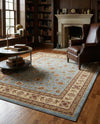 Jaipur Elegance Collection Area Rug -  Nahargarh (Light Blue) Rectangle Light Blue  lifestyle 24