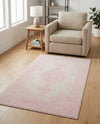 Dover Terrace Collection Area Rug - Marina (Pink) Rectangle Pink  lifestyle 14