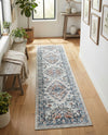 Aegean Elegance Washables Collection Area Rug -  Patmos Runner Ivory  lifestyle 48