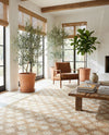Benares Handwoven Jute Collection Area Rug -  Bodhi Rectangle Ivory and Beige  lifestyle 12