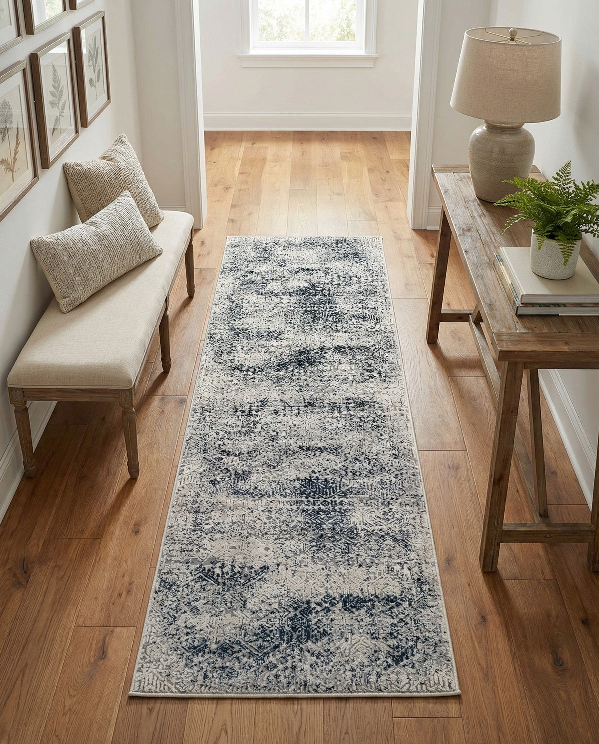 Bloomsbury Elegance Collection Area Rug -  Pimlico Runner Blue  lifestyle 168