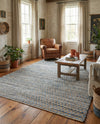 Osian Looms Collection Area Rug - Mumbai Rectangle Navy Blue  lifestyle 9