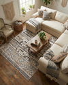 Dresden Elegance Collection Area Rug -  Zittau Rectangle Beige  lifestyle 54