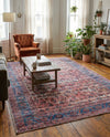Zahara Oasis Collection Area Rug -  Meknes Rectangle Antique Pink  lifestyle 6