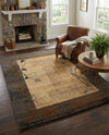 Bistro Lounge Collection Area Rug -  Affogato Rectangle Beige  lifestyle 31