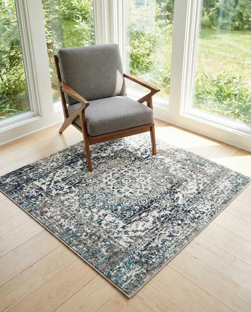 Georgetown Rugs Collection Area Rug - Dupont (Gray) Square Gray  lifestyle 66