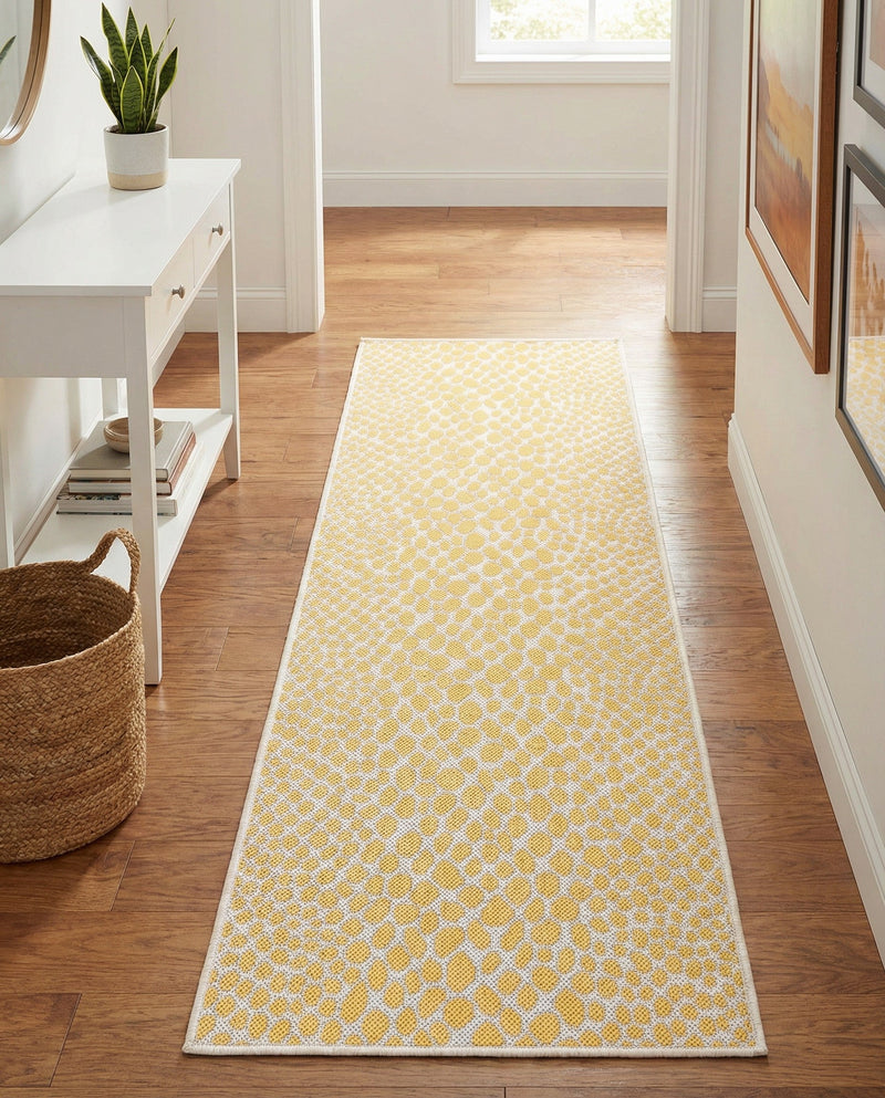 Urban Oasis Rugs Collection Area Rug -  Terrace (Yellow Ivory) Runner Yellow Ivory  lifestyle 29