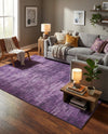 Sahara Essence Collection Area Rug - Oasis (Purple) Rectangle Purple  lifestyle 22