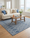Urban Oasis Rugs Collection Area Rug -  Boulevard (Blue) Rectangle Blue  lifestyle 15