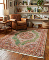 Caribbean Breeze Collection Area Rug -  Windward Rectangle Green  lifestyle 38