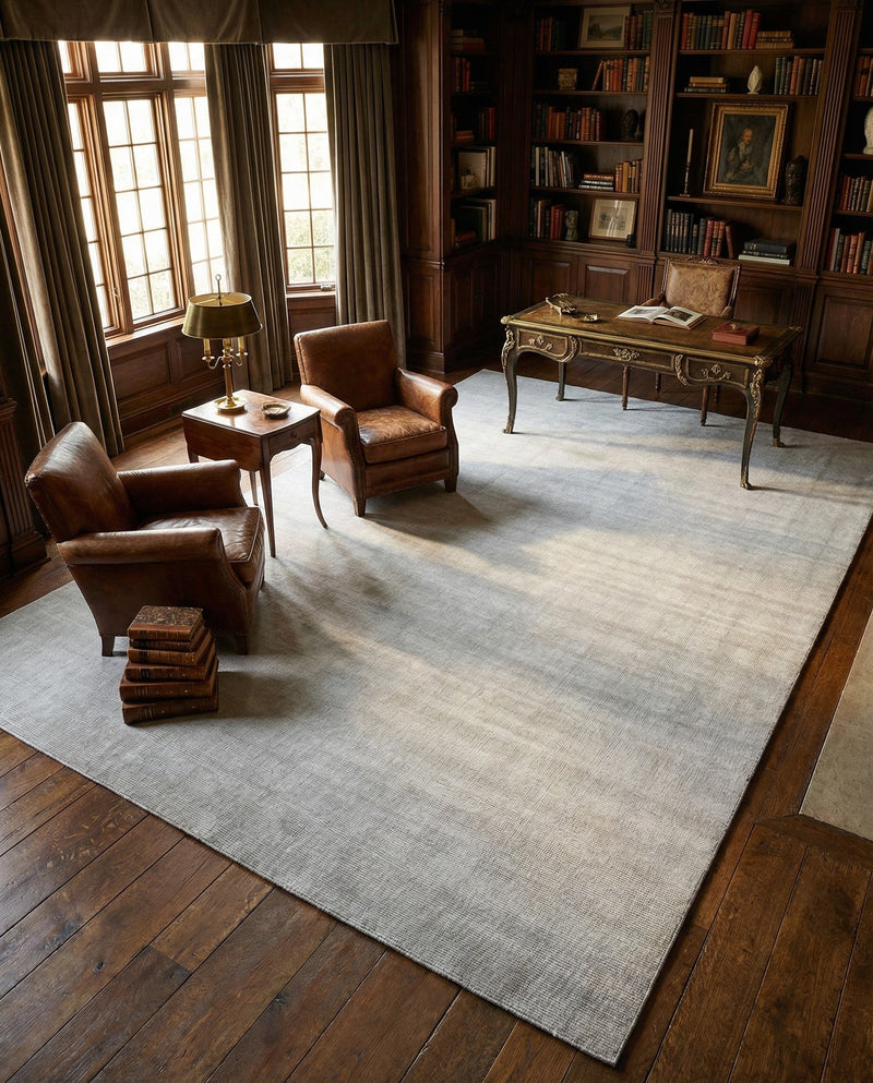 Berkshire Estate Collection Area Rug - Windsor (Grey Manor) Rectangle Grey Manor  lifestyle 9