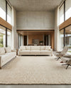 Woolen Sphere Collection Area Rug - Orbsburg (Ivory) Rectangle Ivory  lifestyle 15