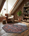 Vintage Memories Collection Area Rug -  Hindsight Octagon Multi  lifestyle 45